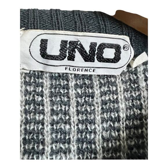Vintage Wool Sweater Uno Florence XL Mens Casual Retro 80s 90s Pullover - Picture 4 of 7
